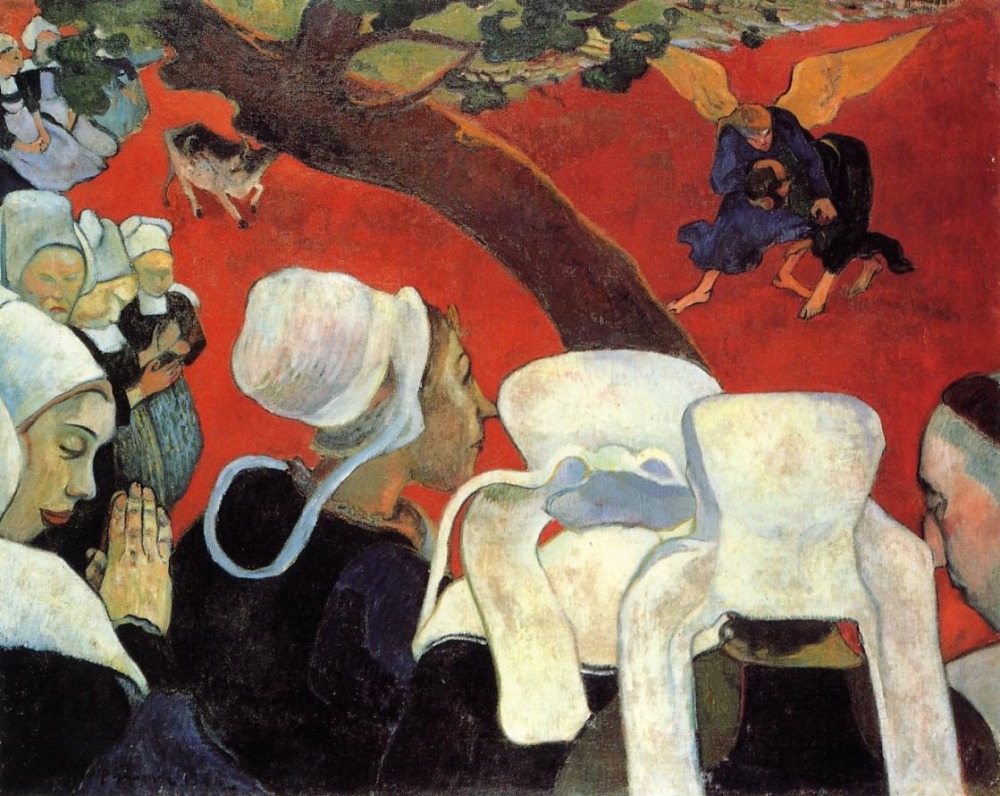 Vision after the Sermon by Paul Gauguin